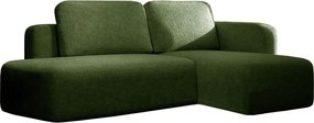 Ъглов диван Cozy-Зелено-Десен