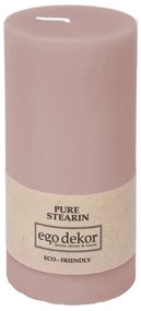 Прахово розов цвят Приятелска свещ, време на горене 50 ч. Eco - Eco candles by Ego dekor