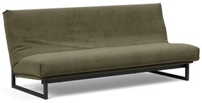 Зелен сгъваем диван от рипсено кадифе 200 cm Fraction – Innovation