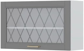 Висящ шкаф Tahoma V5-90-1KSP with Витрина-Graphite