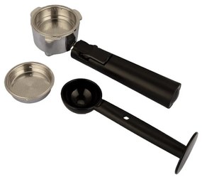 Еспресо машина за мляно кафе и капсули Crown CEM-1527, 1000W, 20 bar, 1.5 l, Сензорен контрол, Термо блок, Регулируема основа, Черен