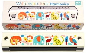 Музикална играчка Harmonica Wild Wonders – Rex London