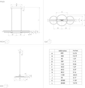 LED ПЕНДЕЛ 40W