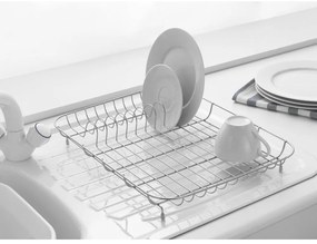 Ниска хромирана телена миялна машина, 43 x 33 x 7 cm - Addis