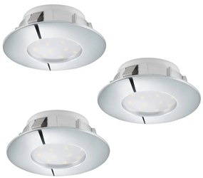 Eglo 95808 - Комплект 3x LED Осветление за окачен таван PINEDA 1xLED/6W/230V