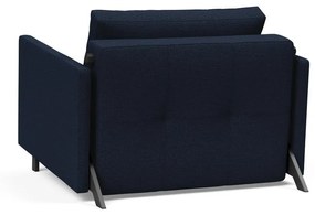 Тъмносин диван стол с подлакътници Смесен танц Blue Cubed - Innovation