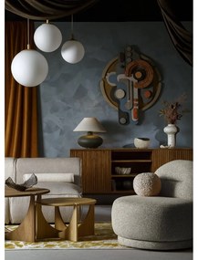 Сиво-кафяво кресло Ovo – Miuform