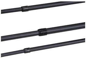 Метален телескопичен шкаф за обувки в черен и естествен цвят Ecori - Wenko