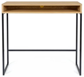 Работна маса с дъбов плот 35x100 cm Frame – Woodman