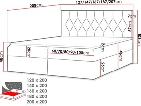 Тапицирано легло Sky-Prasino-200 x 200