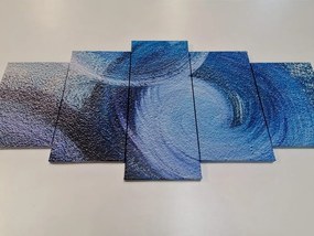 картини от 5 части – Модерни абстрактни щрихи