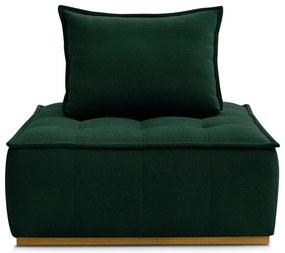 Тъмнозелено шенилово кресло Elisa – Bobochic Paris