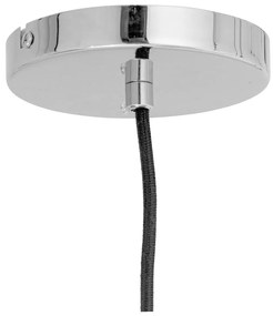 Бяло висящо осветително тяло с текстилен абажур ø 21 cm Pica – Bloomingville