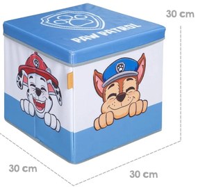 Текстилен органайзер за детски играчки 30x30x30 cm Paw Patrol – Roba