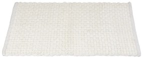 Бял текстилен килим за баня 50x80 cm Ecoli – Wenko
