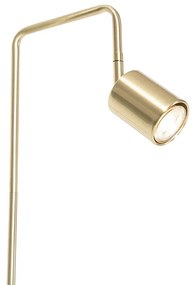 Модерна подова лампа месинг регулируема - Java