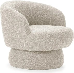 Бежово въртящо се кресло Dali – MOME