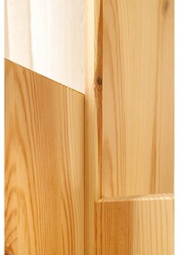 Стойка за връхни дрехи от масивен бор в естествен цвят 60x186 cm Keeper – Karup Design