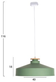 Лампа HM4159.05 зелен цвят