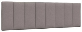 4019174 vidaXL Мека табла за легло Hanko, таупе, 160 см, плат