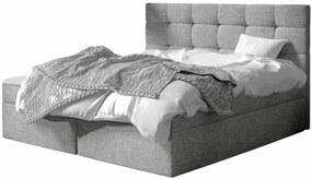 Тапицирано легло Luanda-180 x 200-Gray light