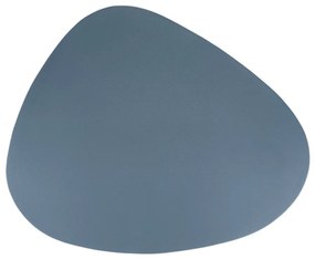 Horecano - Кожена подложка за хранене асиметрична светло синя 45x37см HELLA-(HC-931509) (243016-5)