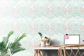 Тапет – Тайнствена гора със зелен фон