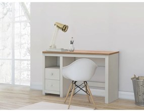 Работна маса с дъбов плот 50x120 cm Emerald – Støraa