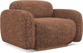 Оранжево/кафяво кресло Ailani – Makamii