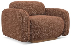 Оранжево/кафяво кресло Ailani – Makamii