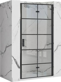 Душ кабинни врати Rea Molier Black 90 + профил