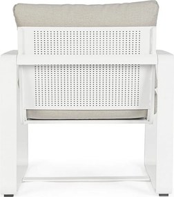 Бял градински стол метален Merrigan – Bizzotto