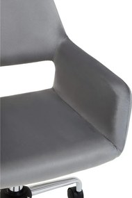 Сив тапициран офис стол Brent – Premier Housewares