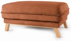 Оранжева табуретка от рипсено кадифе Tori – Bonami Selection