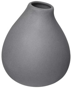 Тъмносиви порцеланови вази в комплект от 3 бр. (височина 9 cm) Nona – Blomus
