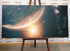 Картина на платно – Поглед към слънцето от космоса