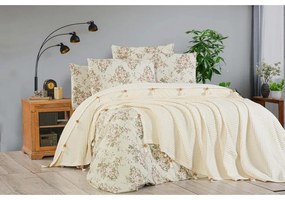 Кремава памучна покривка за двойно легло 200x240 cm - Mila Home