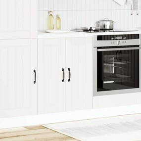 853677 vidaXL Шкаф за мивка, Lucca, бял, инженерно дърво