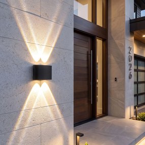 Фасадна лампа Аплик LED JNH039-4G Black