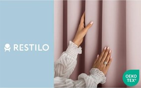 Сиво-розово затъмняващо перде 140x250 cm Carli Tie – Restilo