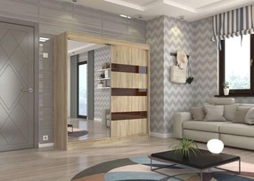 Гардероб Bissom 200 плъзгащ се-Drus-Kafe