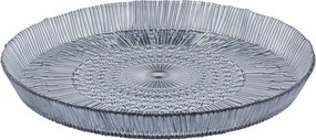 Синя стъклена чиния за сервиране ø 30 cm Kusintha - Bitz