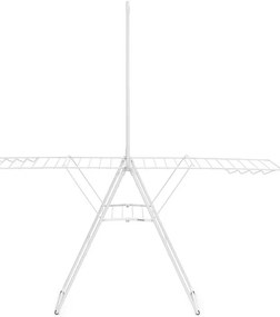 Сушилник за дрехи Brabantia Hangon 1004170, 25 м, 8 закачалки, Заключване за деца, Допълнителен прът, Бял