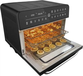 фурна Мултифункционална Airfryer 25 литра  ZEPHYR ZP 1441 V Deluxe  ZEPHYR, 25 литра, 1800W, 12 функции, Таймер, Черен - Black