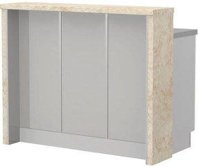Островна кухненска пейка Modena-Length: 120 cm.-Gray light-Latino Marble