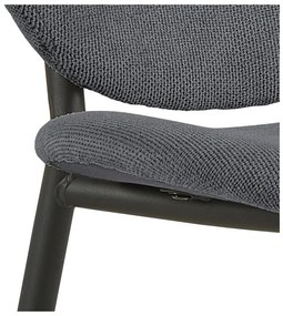 Антрацитен трапезен стол Cliff – Actona