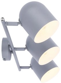 Светлосиньо осветително тялоо за таван с метален абажур 55x10 cm Azuro – Candellux Lighting