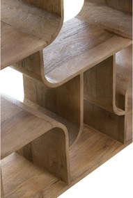Стелаж от масивно манго в тъмно естествен цвят 100x200x30 cm Labare – Light &amp; Living
