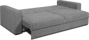Сив разтегателен диван 238 см Resmo - Scandic