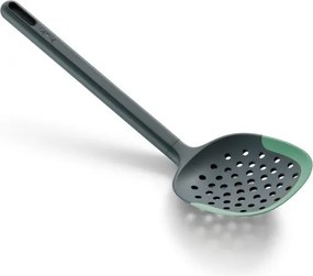 Лъжица решетъчна Lekue 1010183, 29x6.4x9.5 см, От +4 до +220C, Издръжлив на драскотини, Полиестерна смола, Зелен